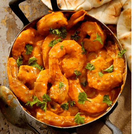 Fiche recette : Colombo de crevettes et chutney de mangue