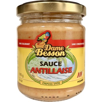 Sauce créoline douce 170g - Dame Besson