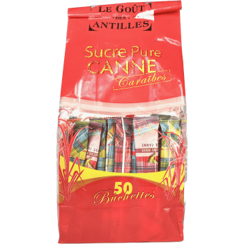 Sucre de canne buchettes (x50)