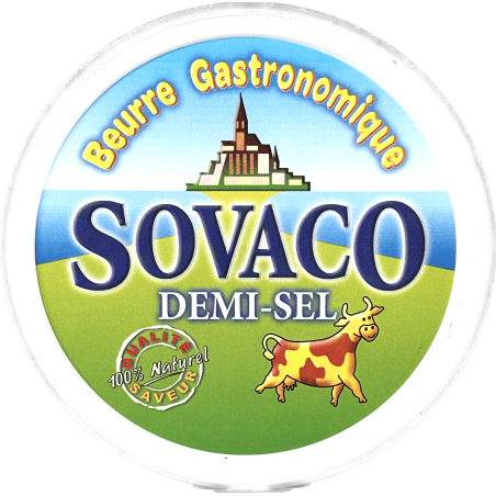 Beurre Sovaco demi-sel 250g